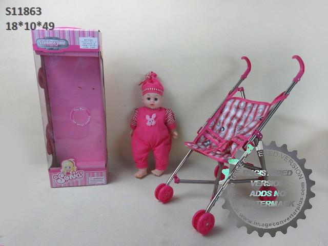 DOLL WITH STROLLER (M-16)(K8)(E-09)(F-6/B13/K10/H25