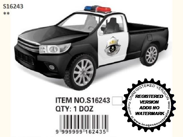 4CH RC POLICE CAR