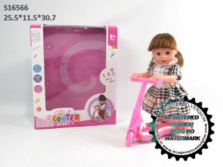 SCOOTER AND DOLL (F-26)(M-5)(A-17)(E-11)(A-12) SCOOTER AND DOLL (F-26)(M-5)(A-17)(E-11)(A-12)
