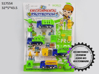 PULL BACK SANITATION TRUCK (N-26)(K-37)(A-1)