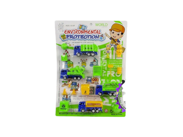 PULL BACK SANITATION TRUCK (N-26)(K-37)(A-1) PULL BACK SANITATION TRUCK (N-26)(K-37)(A-1)