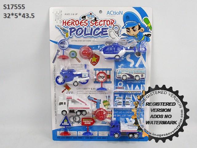 PULL BACK POLICE SERIES (M-15)(E-8)(K-31)(R-2)(S-5)