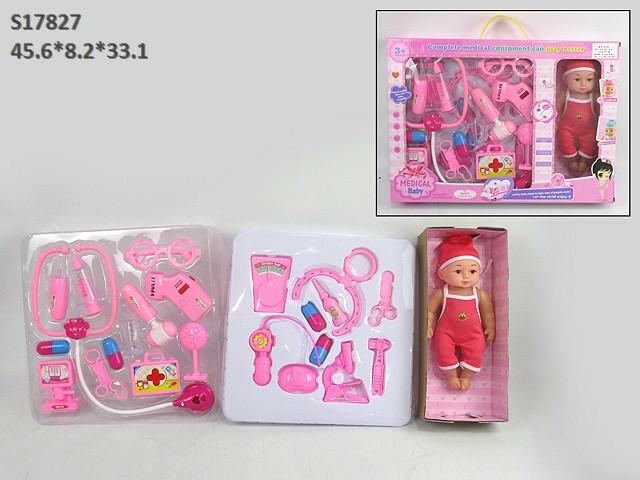 DOCTOR SET AND DOLL (A-16)(K-20)(F-3)(E-12)