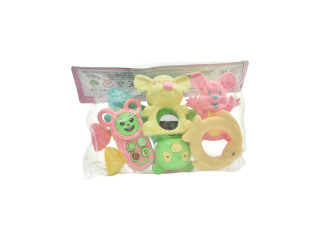 BABY RATTLE SET (A-17)(P-6)(P-9)(R-22)(M-12)(C-14) BABY RATTLE SET (A-17)(P-6)(P-9)(R-22)(M-12)(C-14)