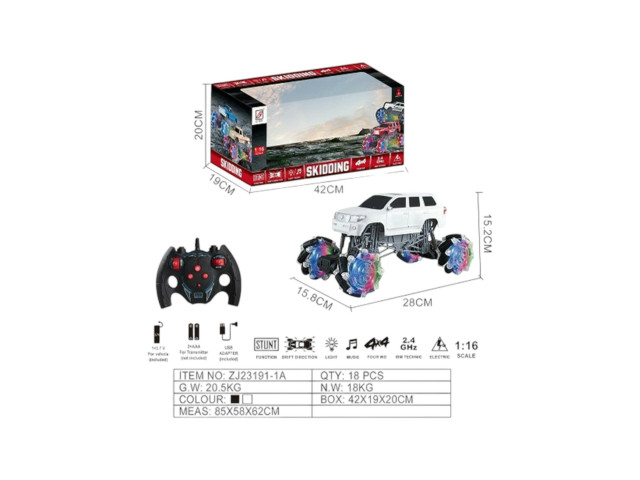 RC STUNT POLICE CAR (R-34)(F-14)(F-11)