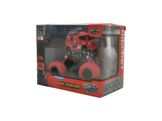 PULL BACK METAL FIRE ENGINE (F-20)(A-11)(A-10)(K-29)(F-8)(F-11)