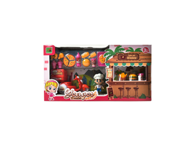 FOOD SET AND MOTORCYCLE