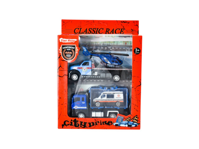 METAL POLICE TRUCK