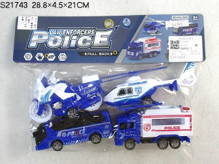 PULL BACK POLICE SET