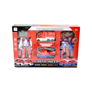DEROMATION FIRE ENGINE AND ROBOT SET