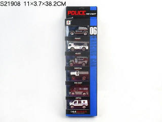 FREE WHEEL METAL POLICE CAR FREE WHEEL METAL POLICE CAR