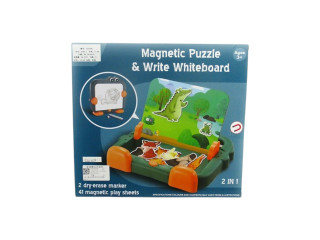 MAGNETIC PUZZLE WITH WHITEBOARD