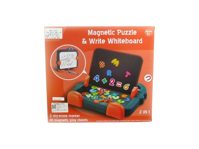 MAGNETIC PUZZLE WITH WHITEBOARD K9 MAGNETIC PUZZLE WITH WHITEBOARD K9