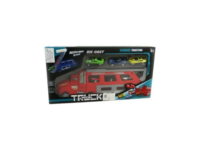 CATAPULT TRUCK AND METAL CAR CATAPULT TRUCK AND METAL CAR