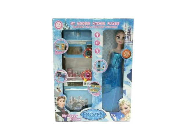 KITCHEN SET AND DOLL