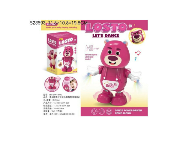 BO DANCING BEAR(W/LIGHT &  MUSIC)