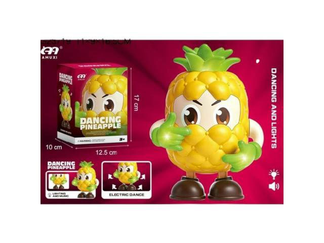 BO DANCING PINEAPPLE(W/LIGHT & MUSIC)