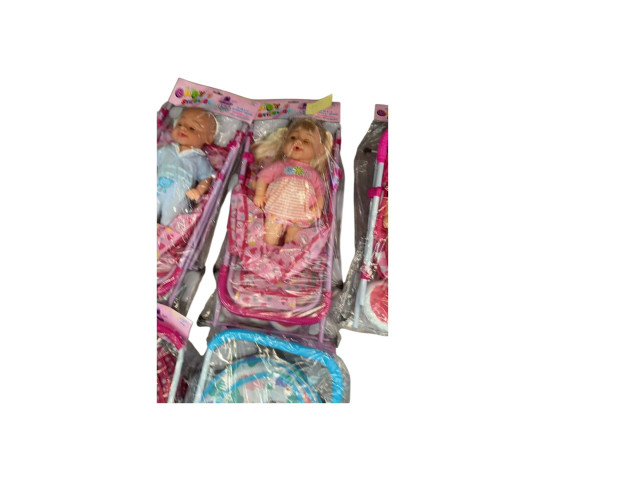 TROLLEY AND DOLL