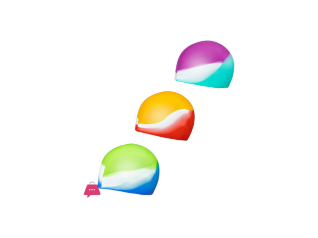  Lil' Color Wave Swim Cap
