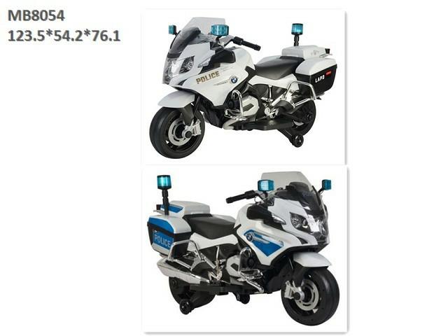 CHILDREN BO RIDE ON POLICE MOTORCYCLE  (J-115) (J-66)