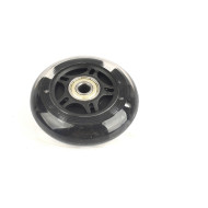 WHEEL WITH BEARING,BLACK WHEEL CORE WITH TRANSPARENT WHEEL OUTER (H-52) WHEEL WITH BEARING,BLACK WHEEL CORE WITH TRANSPARENT WHEEL OUTER (H-52)