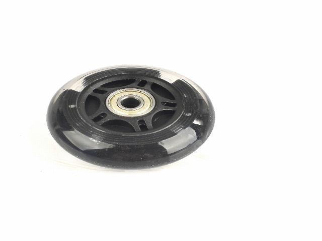 WHEEL WITH BEARING,BLACK WHEEL CORE WITH TRANSPARENT WHEEL OUTER (H-52)