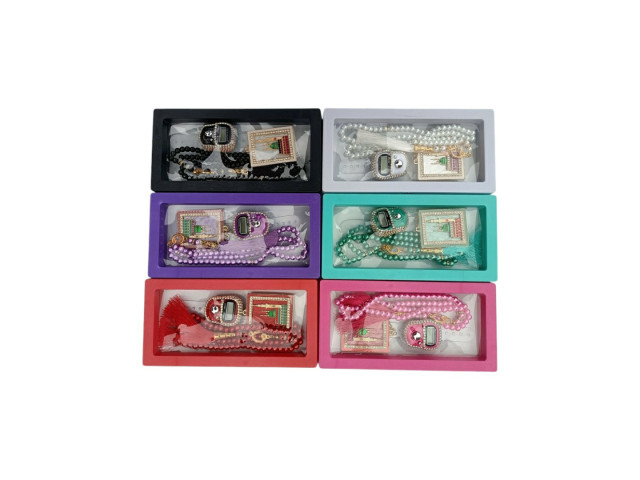 TALLY COUNTER & KEYCHAIN ROSARY SET(6mm)