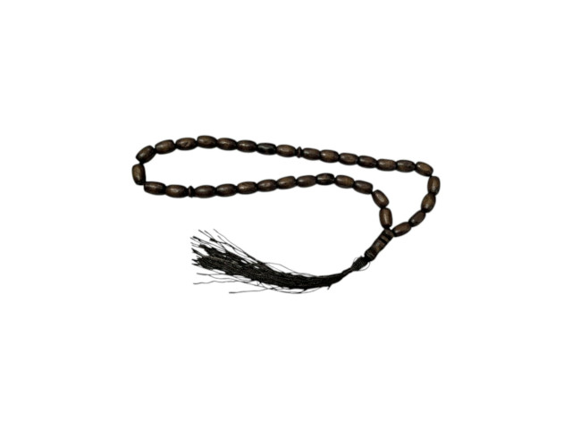  WOODEN ROSARY  (8*11 mm)
