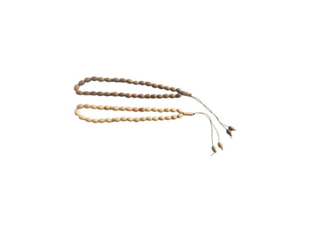 WOODEN ROSARY (14*9mm)