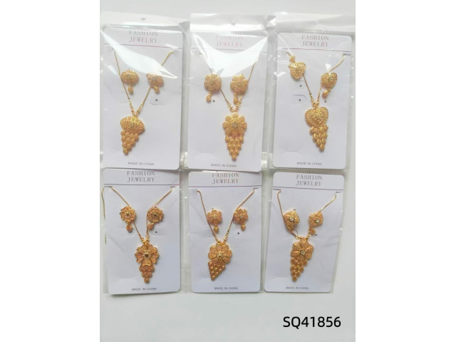 NECKLACE + EAR STUDS