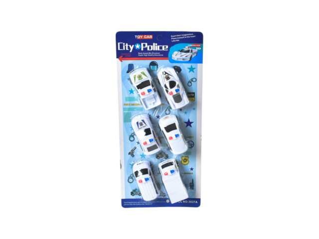 6PC PULL BACK VEHICLE